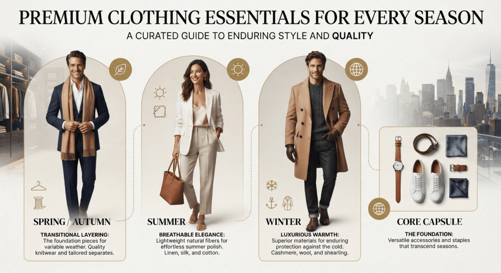 Premium Clothing Essentials for Every Season